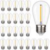 S14 shatterproof and waterproof outdoor LED spotlight 1W S14 replacement bulbs for patio garden warm white 2200K 70 lumens spotlight