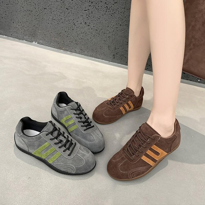 Leather Shoes Women's Autumn Models, Lightweight Soft-soled Sports and Leisure Shoes, Breathable and Versatile, Retro and Thin