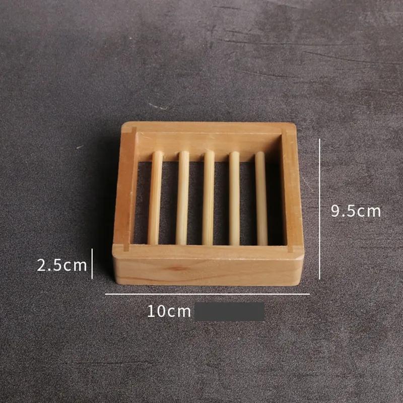 Săpuniere din Lemn Natural cu Drenaj, Suport Farfurie, Suporturi Tip Cutie, Duș, Săpunuri pentru Spălarea Mâinilor, Suport YLE055