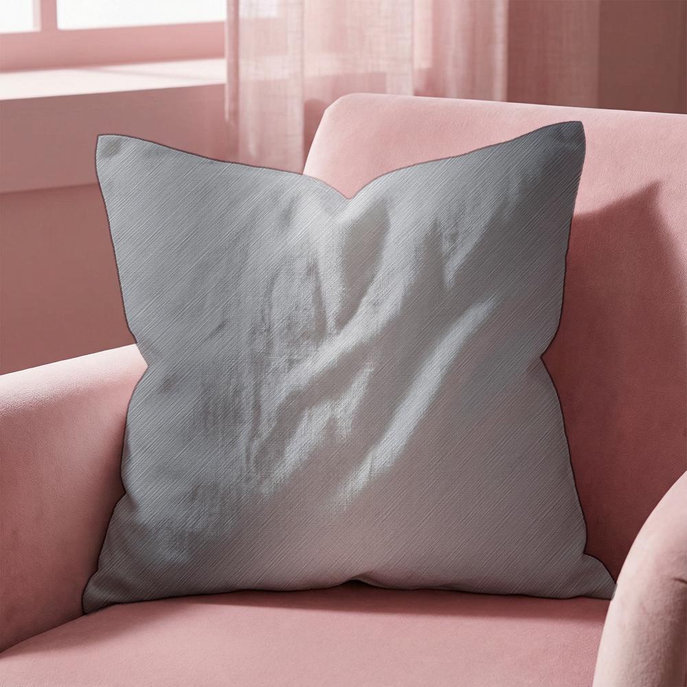 Brushed Texture Cushion Cover MultiScene Pillow Cover for Home  Car  Reversible Soft  Durable for Daily Use