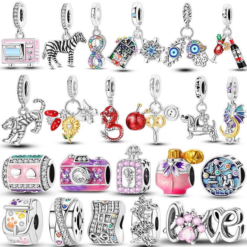 New Wonderful Pretty Copper Colorful Guardian Pendants Charms Beads Decoration DoItYourself Bracelets Jewellery Gifts