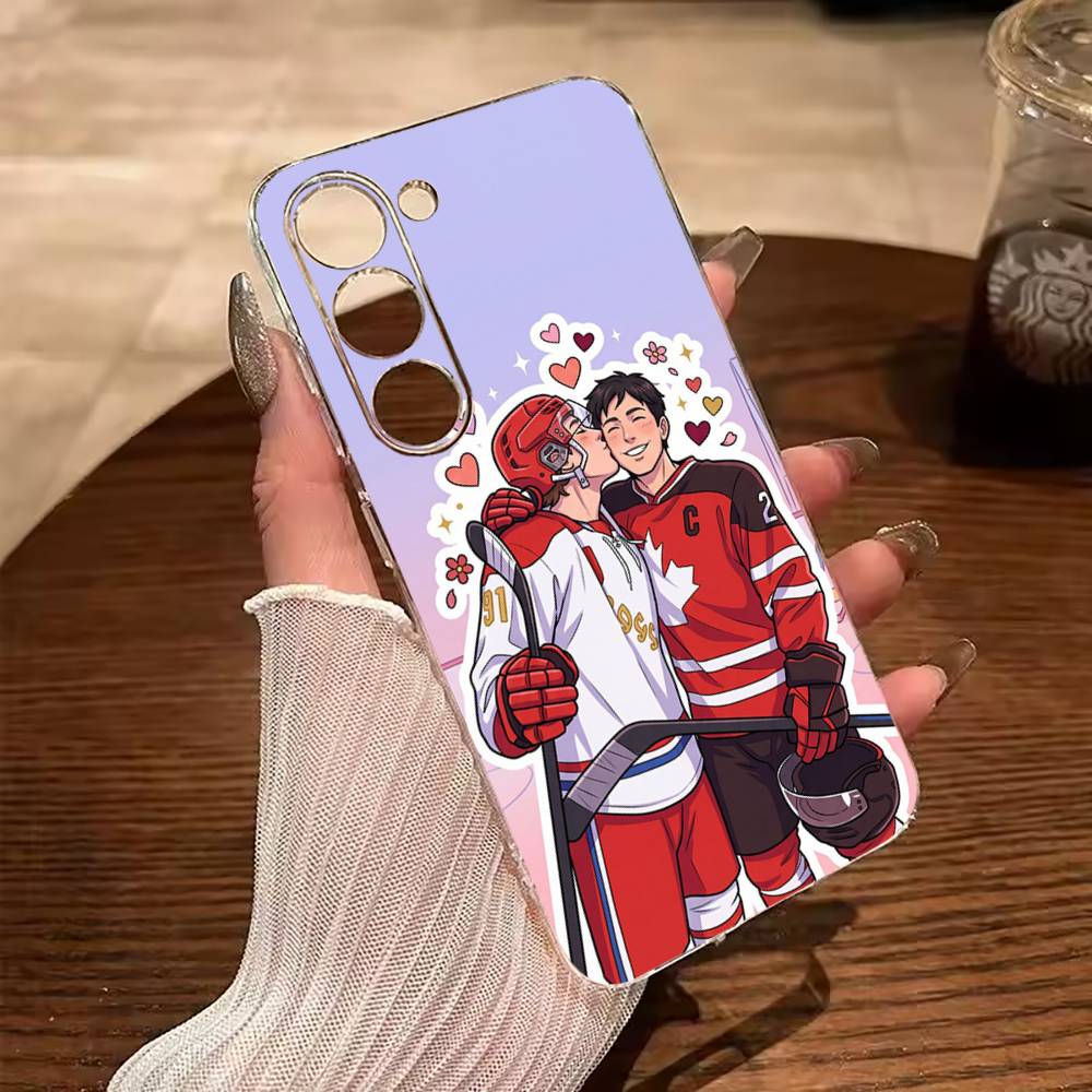 Heated Rivalry-Shane Hollander-Ilya Rozanov Phone Case For Samsung Galaxy A71,A70,A52,A51,A40,A30 Transparent Cover