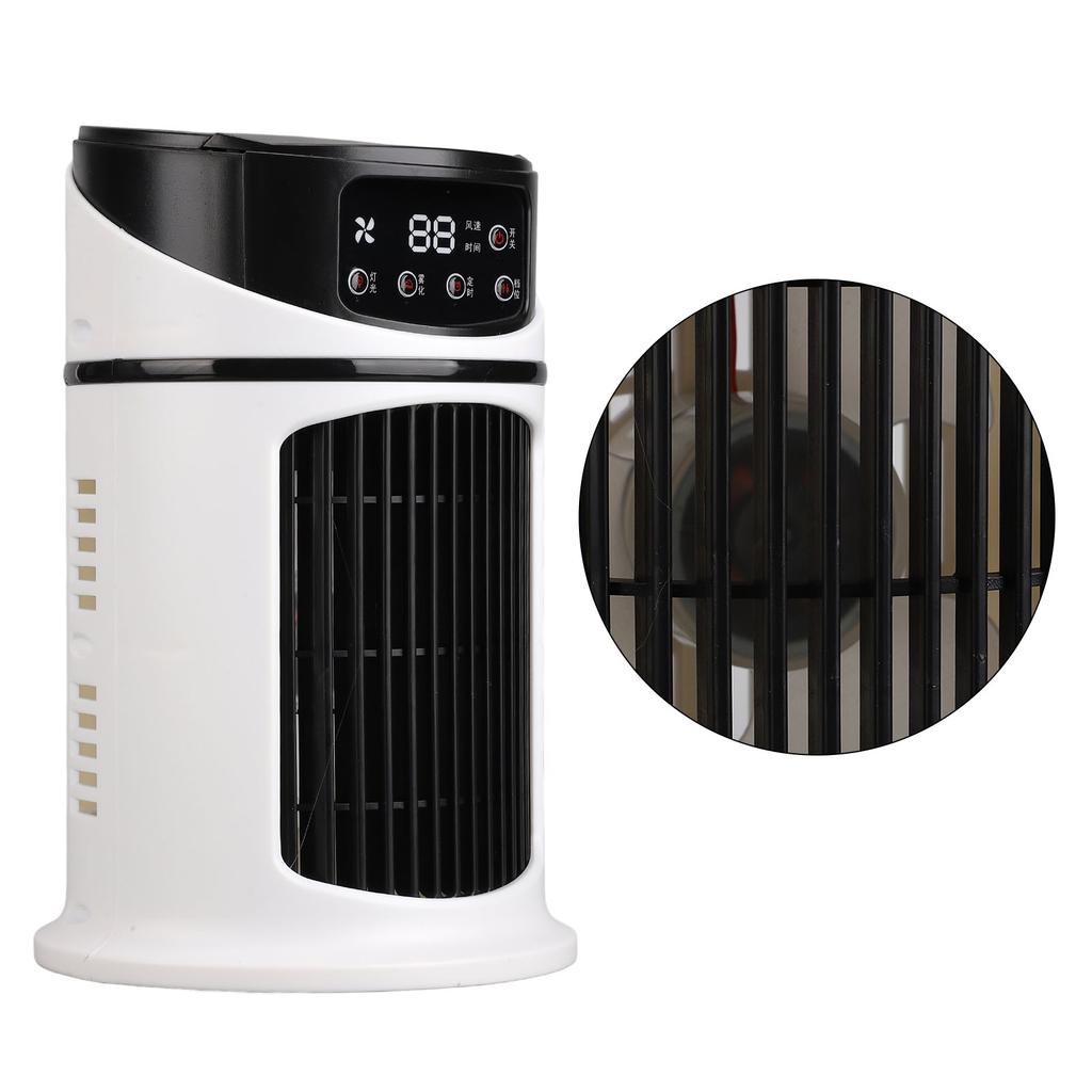 Mini Condizionatore Portatile Mobile Multifunzione Raffrescatore d'Aria Ventilatore Ventilatore a Raffreddamento ad Acqua per Ufficio Casa