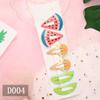 Kawaii Cartoon Fruit BB Clip Baby Children Hair Clips Bobby Pin Barrettes Accessories For Girls Kids Hairpins Hairgrip Headdress