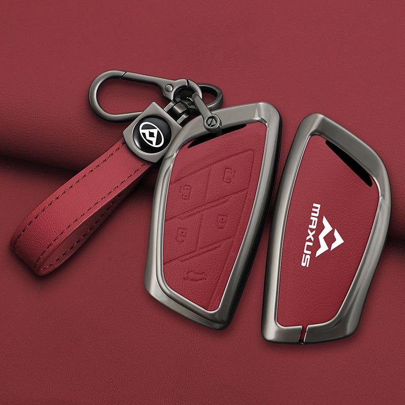 Zinc Alloy Leather Car Key Key Case For Maxus G90 Mpv Mifa 9 Key Case Car Key Case Case Accessories