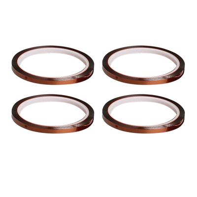 4 role 0,5 cm x 33 m termických pásek odolných vůči vysokým teplotám, izolační sublimační tepelná páska