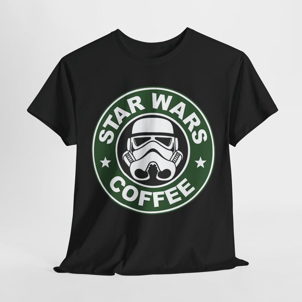 Star Wars Coffee Parody Unisex Men´s Women´s Graphic Cotton Funny T Shirt Tee