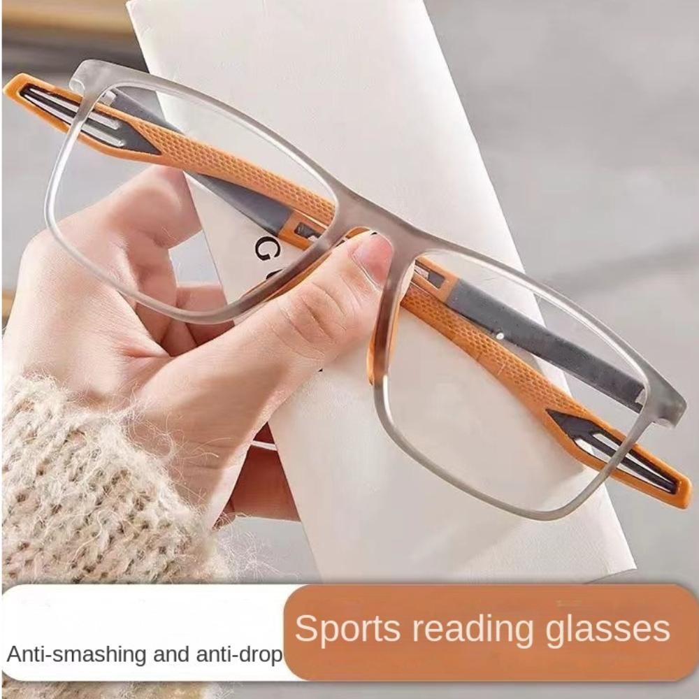 Ultralight Sport Presbyopia Eyeglasses Square Frame Anti-blue Light Glasses  Work