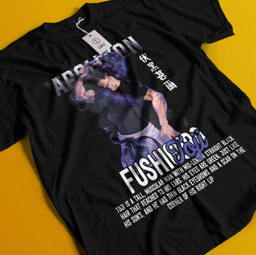 

Футболка Тодзи Фусигуро Футболка Годжо Сатору Футболка Дзюдзюцу Кайсен Футболка Футболка Сукуна Гето S