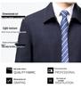 2026 Spring/Autumn Plaid Lapel Jacket for Middle-aged and Elderly Men - Executive & Casual Dad's Coat
