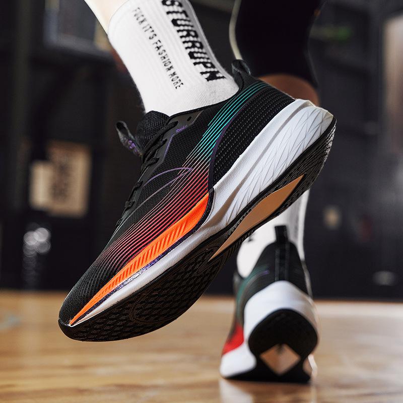 Red Rabbit carbon plate men s running shoes air cushion student marathon racing shoes men s sports shoes non-slip autumn and winter 36