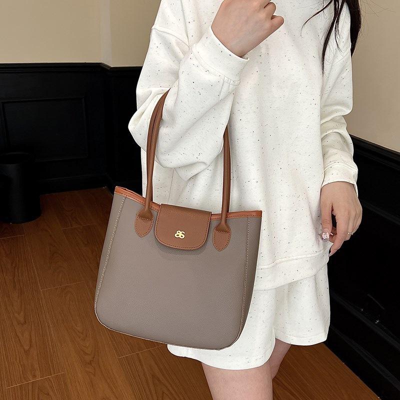 Casual tote bag women's  new fashion work shoulder bag versatile underarm bag