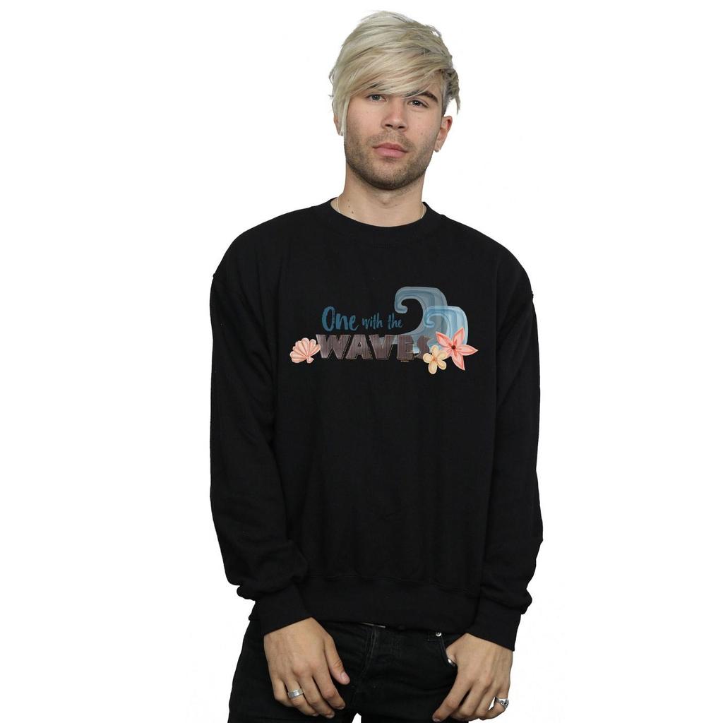 Disney Mens Moana One With The Waves Sweatshirt