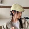 25 Early Autumn New Literary Plaid Lines Beret Women's Forward Hat Tide