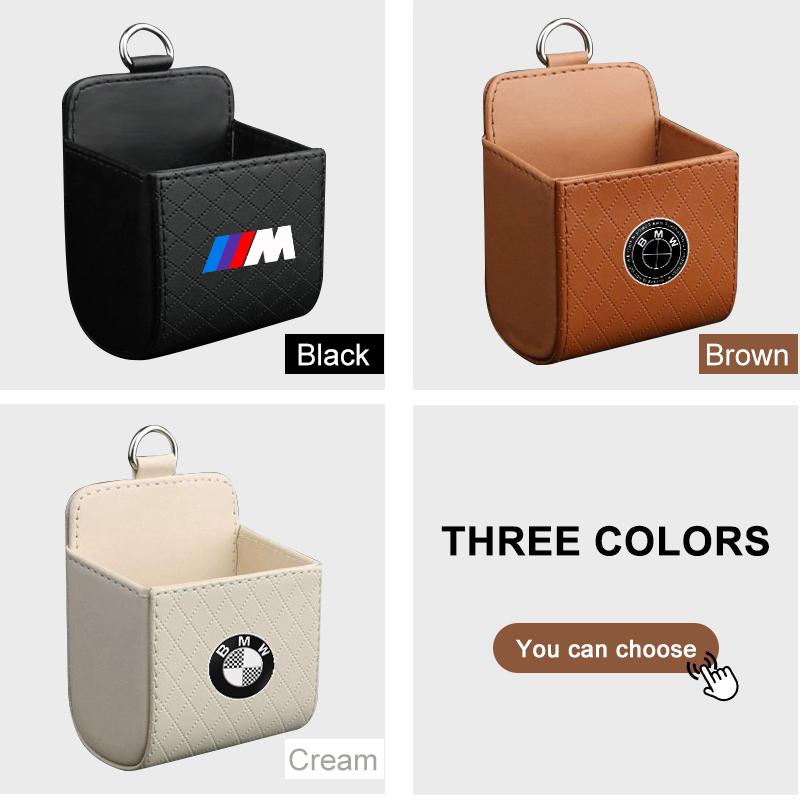Car Storage Bag Car Air Outlet Debris Bag Vent Dashboard Organizer Box For BMW M Performance E46 E47 E49 F30 F80 E36 E46 E93 E92
