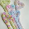 5Pcs 20mm Imitation Rabbit Hair Twist Stick For Gradient Color Plush Twist Stick DIY Fluffy Doll Gifts Crafts Materials