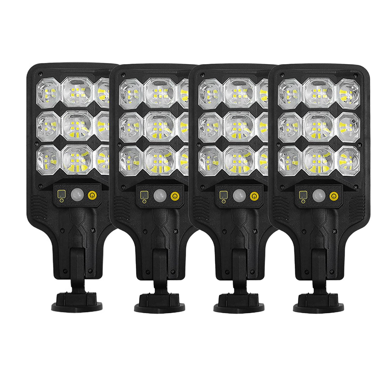 

Супер яркий уличный солнечный светильник с датчиком движения PIR, уличный светильник для двора, работающий на солнечной энергии 4PCS LED