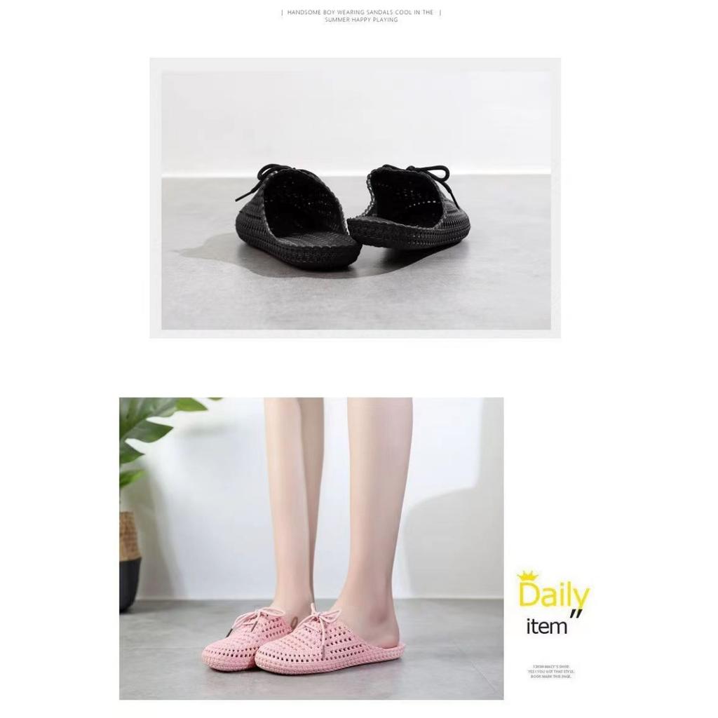 Sommer Dames Kule Tøfler, med Ultralette Tåhetter og Sklisikkert Yttersålemateriale, Komfortable Strandsko, Perforerte Sko, Søte Tøfler