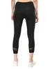 Body Smith Solid Black Mesh Workout Tights