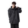 Mens Oversized Hooded Sweatshirt Lightweight Streetwear Unisex Casual Pullover With Ribbed Hem