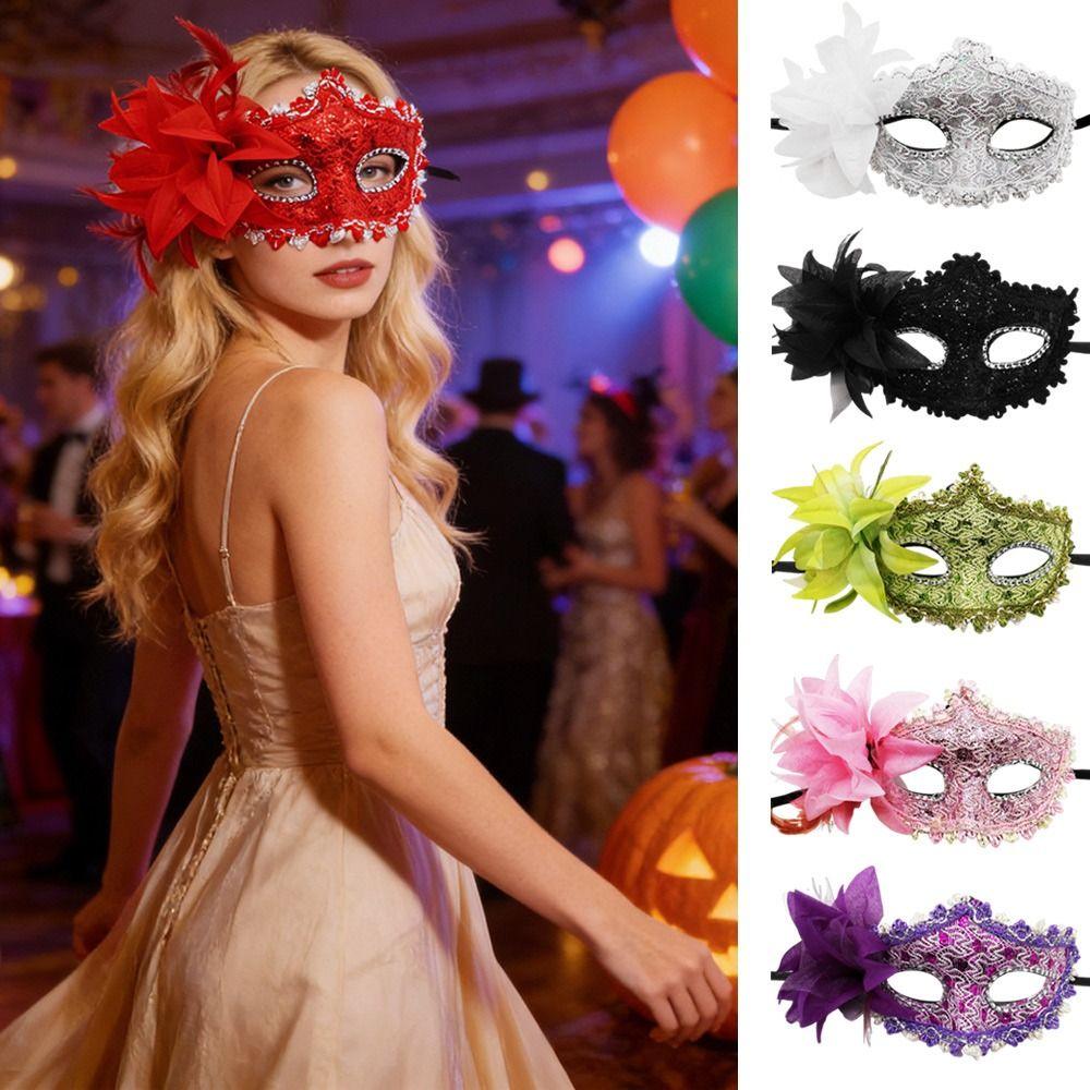 Carnival Party Masquerade Mask Venetian Party Eye Mask Fashion Half Face Mask  for Women