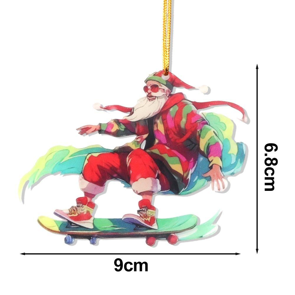 Reindeer Santa Claus Hanging Pendant Snowman Car Haning Pendants  Holiday Party
