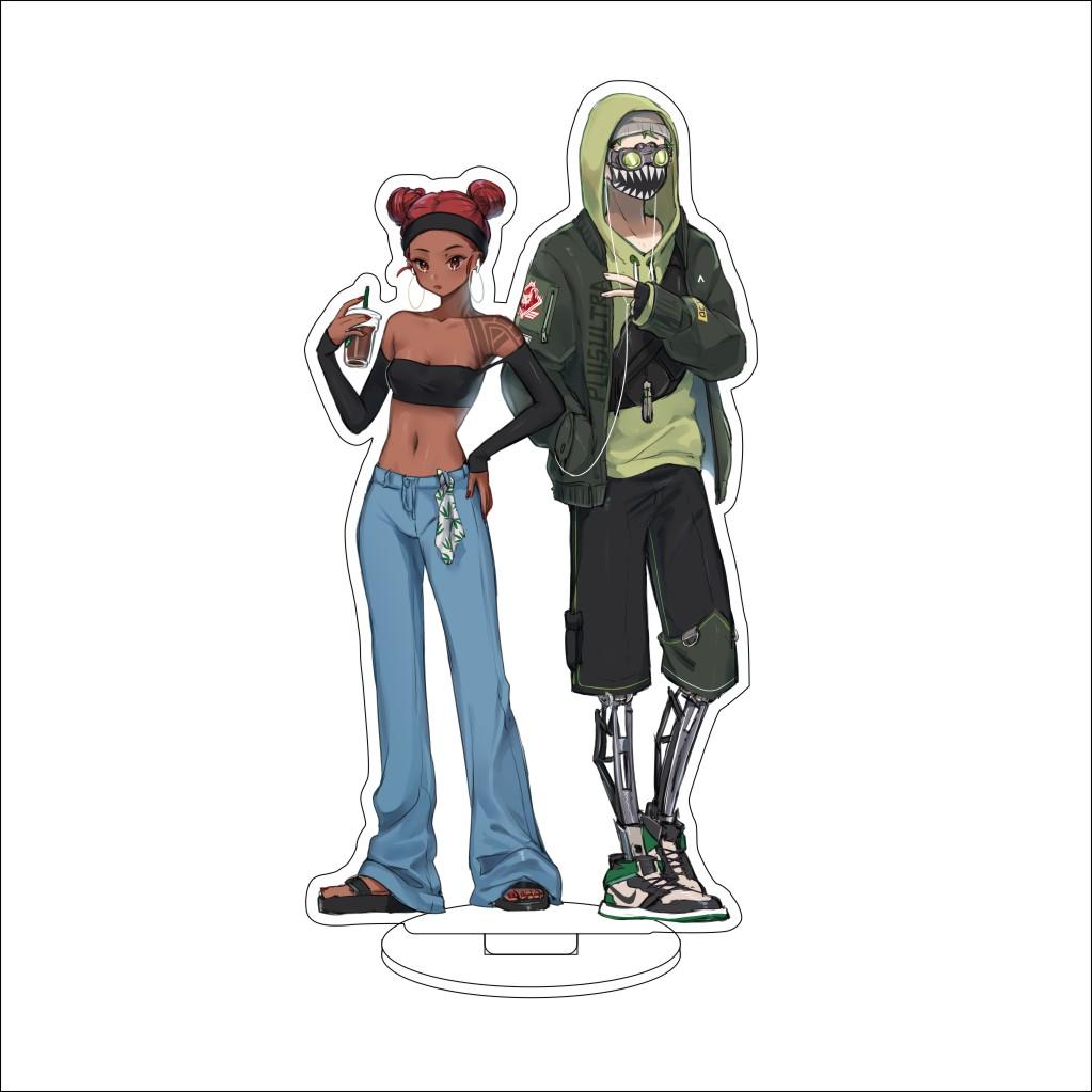 16CM Anime Apex legends Cosplay Ornaments  Vantage/Kairi Imahara  Figure Stand Halloween Gifts