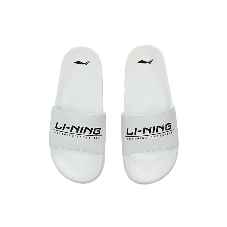 Li Ning Slide Slippers Men's White ASDR005-1