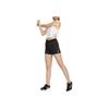 Nike Aeroswift Dri-Fit Adv Estampa de Logotipo Cintura Elástica Cintura Média Shorts Casuais Três Quartos Femininos shorts Preto FN3272-010