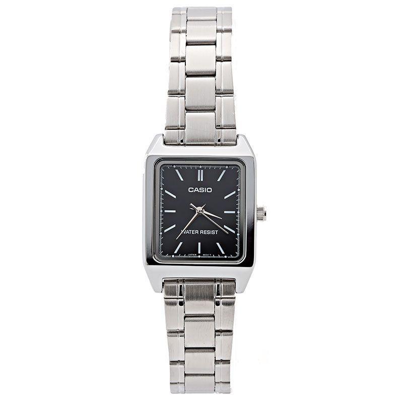 Used [New] [1 year warranty] Casio watch CASIO STANDARD LTP-V007D-1E Silver Black Ladies CASIO