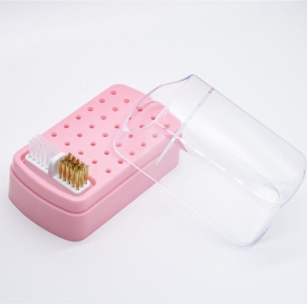 30 Holes Nail Art Display Stand Nail Salon Nail Art Drill Bit Holder Beauty Exhibition