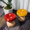 Modern Simple Mushroom Cartoon Shape Stool Floor Decoration Gift Home Bedroom Living Room Shoes Replace Stool Ottomans Furniture