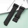 Black Gold Rubber Resin Watch Strap for Casio GA110/400/700/GD120/140
