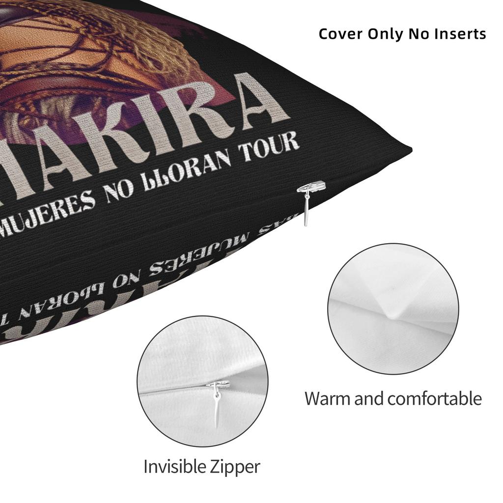 Shakira Las Mujeres Ya No Lloran Pillow Case Design Pillow Cover For Couch Sofa Bedroom Cute Funny Pillowcases