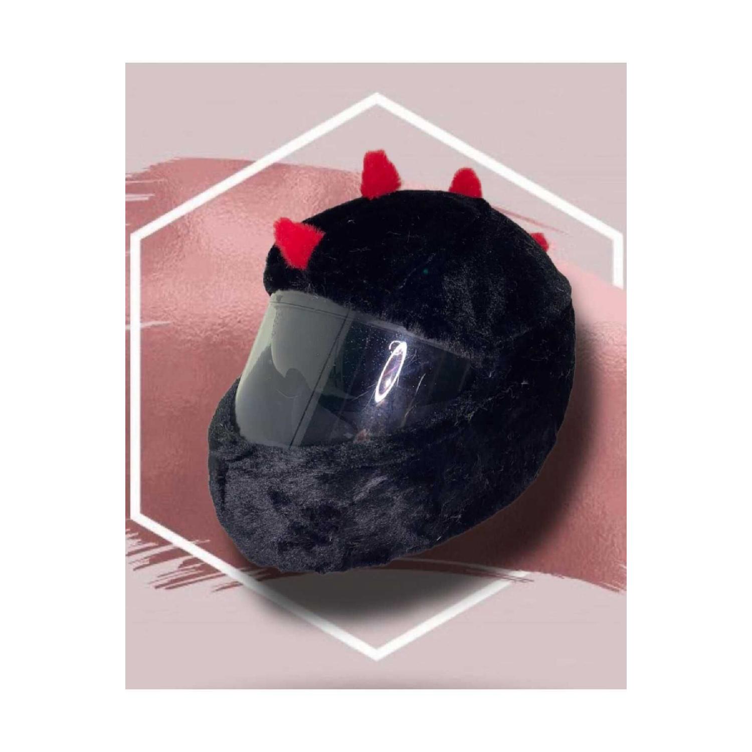 

Plush Helmet Covers Helmet Cover Helmet Decoration Helmet Accessories Helmet Protector Helmet Motorcycle чёрный