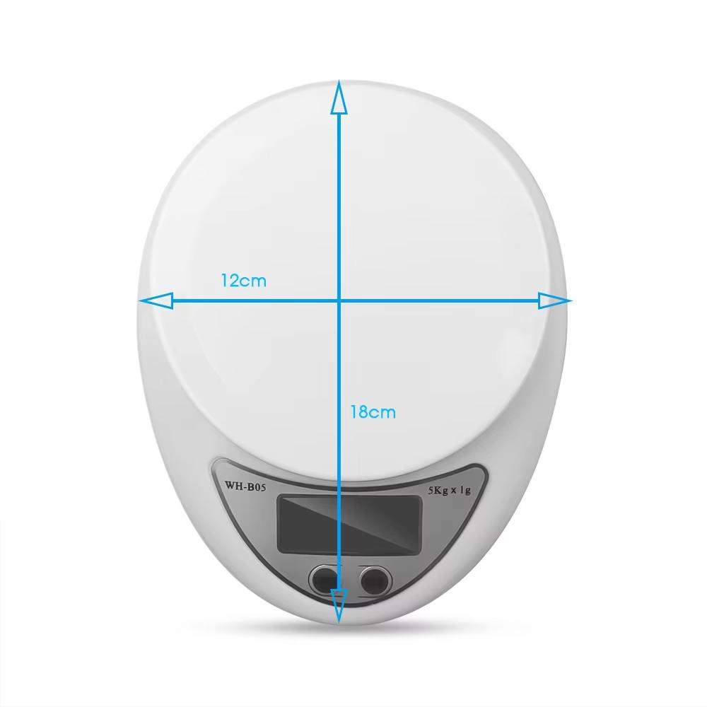 

Mini Electronic Scales Steelyard Portable Digital Scale LCD Kitchen Scales 5kg1g Postal Food Balance Measuring Weight Libra Tool