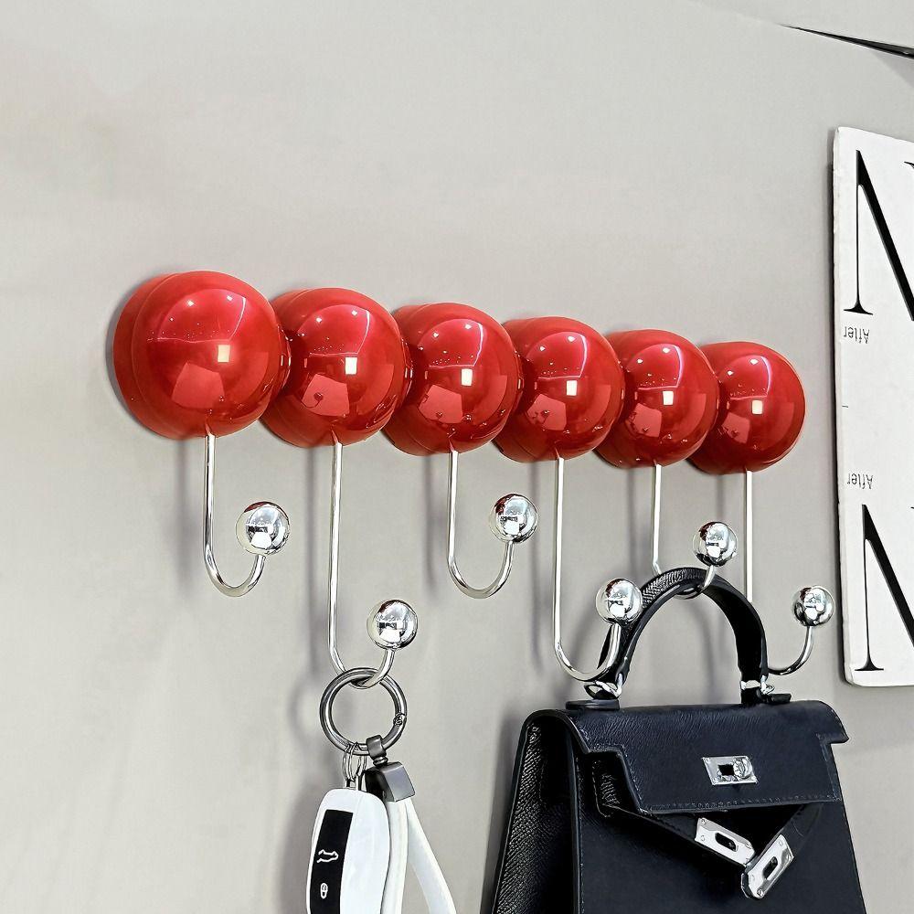 No Marks Suction Cup Hook Removable Clothes Storage Rack Hat Storage Coat Hanger Entrance Door