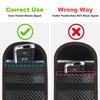 1Car Key Signal Shielding Box Faraday Cage Remote Control Package Keyless Rfid Shielding Package Car Accessories
