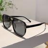 Popular Pilot Designer Trends Shades Oversize Decoration Gradient Women's Sunglasses Outdoor Brand Men's Sun Glasses