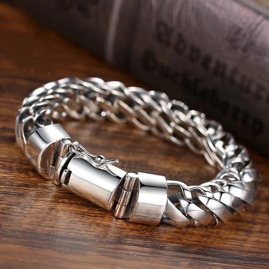 Bracelet Men s Personality Retro Men Domineering Trendy Men European and American Simple Trend 2026 18CM