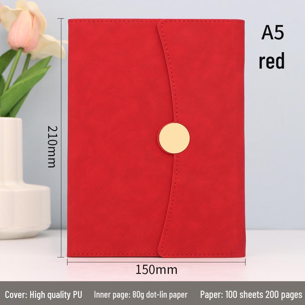 High-Grade Three-Fold Diary Notebook Gift Set with Custom Logo Printing