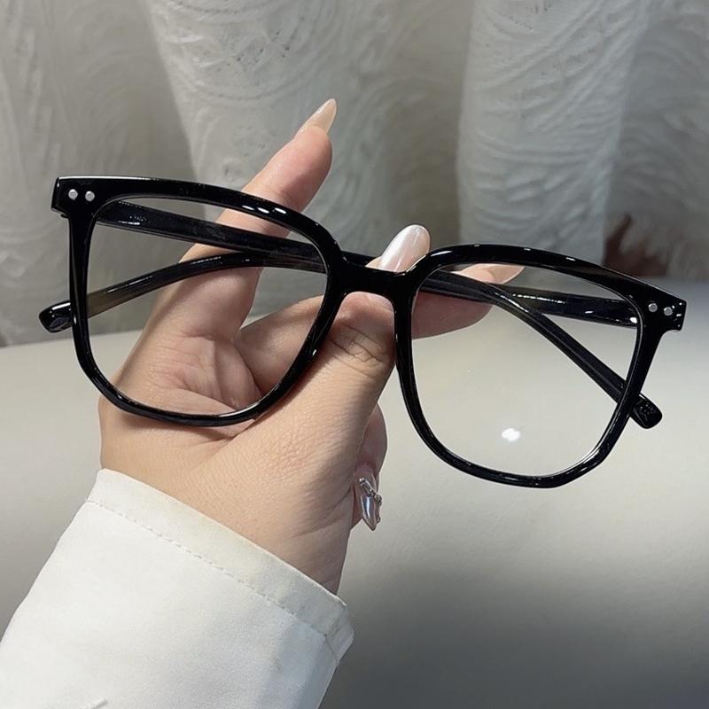 

1/2/3pcs Anti-blue Light Eyewear for Women Simple stylish appearance Regular Eyeglass Frame Finished Classic Flat Light Frame