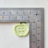 10Pcs INS Cute Little Fresh Plaid Apple Button Sweet Girl Skirt Sweater Coat DIY Deco Women's Kids Clothing Sewing Accessories