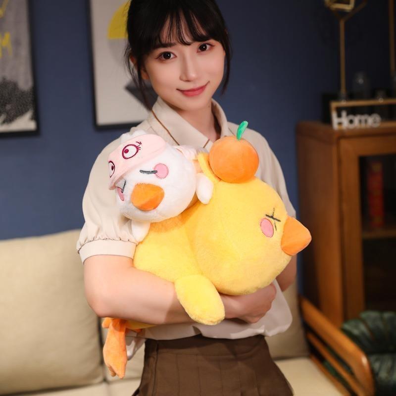 Animal Plush Duck Collection Toy Ornament With Cartoon Style For Kids Fans And