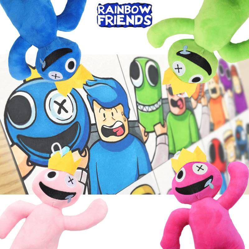 Niedliche Roblox Rainbow Friends Plüschtiere, Cartoon-Stoffpuppen, Weihnachtsgeschenk für Kinder