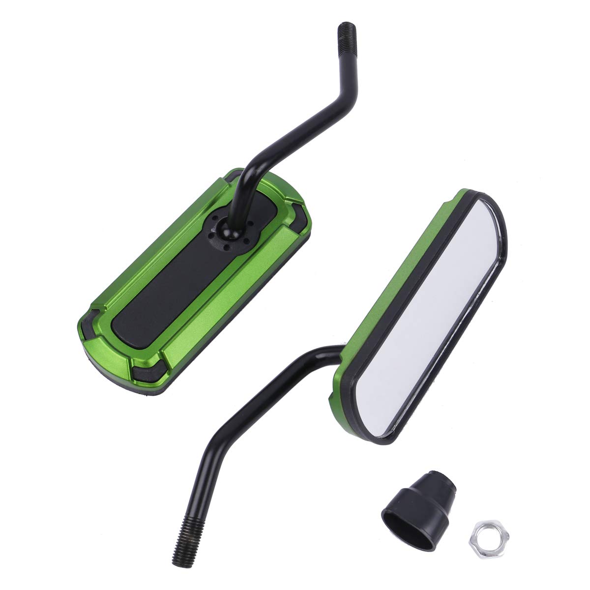 

Cure NS1 Motorcycle Mirror, Custom Parts, Aluminum Mirror, Orange, Sports, Lightweight, Rustproof, Rectangle, Side R Type, 8 Colors, Majesty Barrios оранжевый