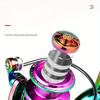 Fishing Reel 14+1 Bearing Spinning Reel Long-distance Casting Water Drop Wheel Multi-color Metal Body Without Gaps Perfect Gift for Beginners