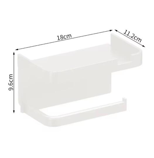 

Towel Rack Non-punched Towel Rack Bathroom Rack Self-adhesive Bathroom Kitchen Towel Hand Towel Rack Household Items белый