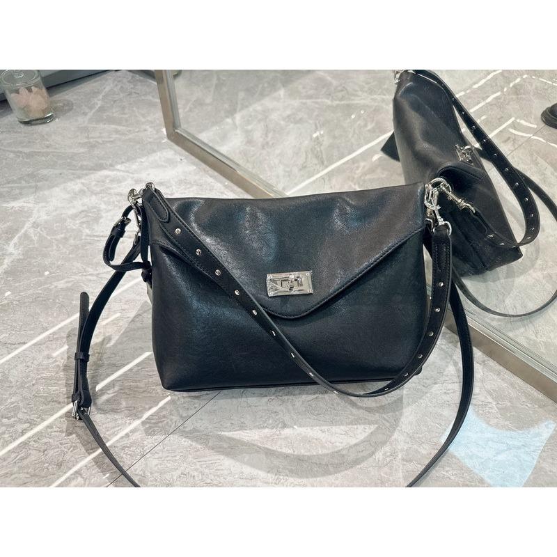 Сумка-тоут, сумка-конверт, женская сумка-мессенджер на плечо, новая женская сумка из натуральной коровьей кожи, большая вместимость. 21cm*9cm*28cm чёрный