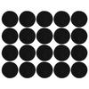 10 Pairs Iron Patches Flocking Adhesive Oval Sleeve Elbow Knee Cloth Repair DIY Decoration10 Pairs of Black